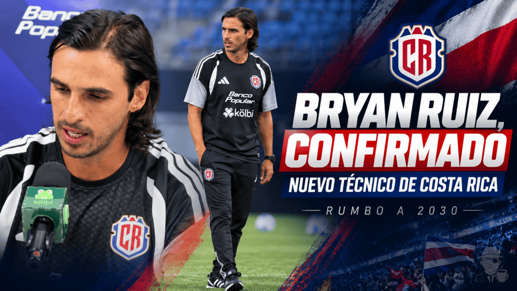 Bryan Ruiz tras ser confirmado como entrenador de la Selección de Costa Rica